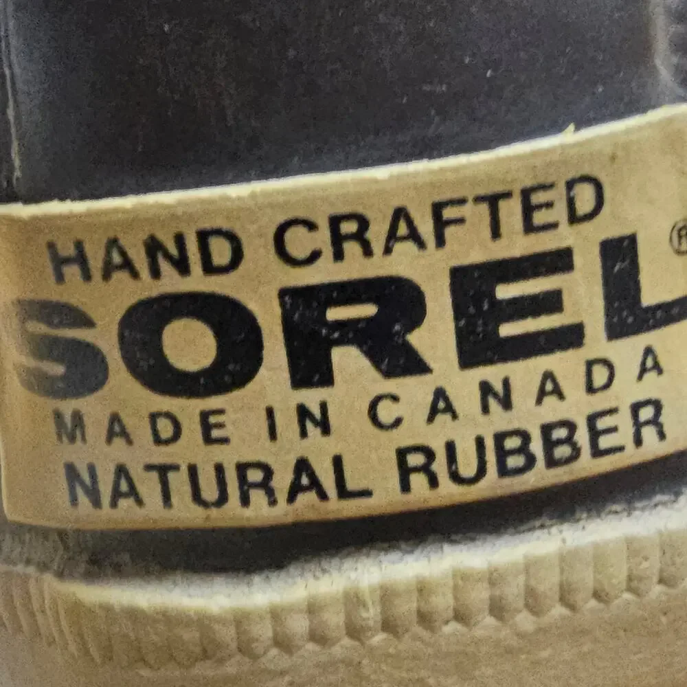 SOREL Kaufman Canada Pac Boots Men's 9 VTG 80's Canada Duck Winter Snow Hunting